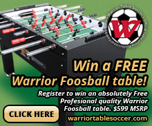 Win a Free Foosball Table!